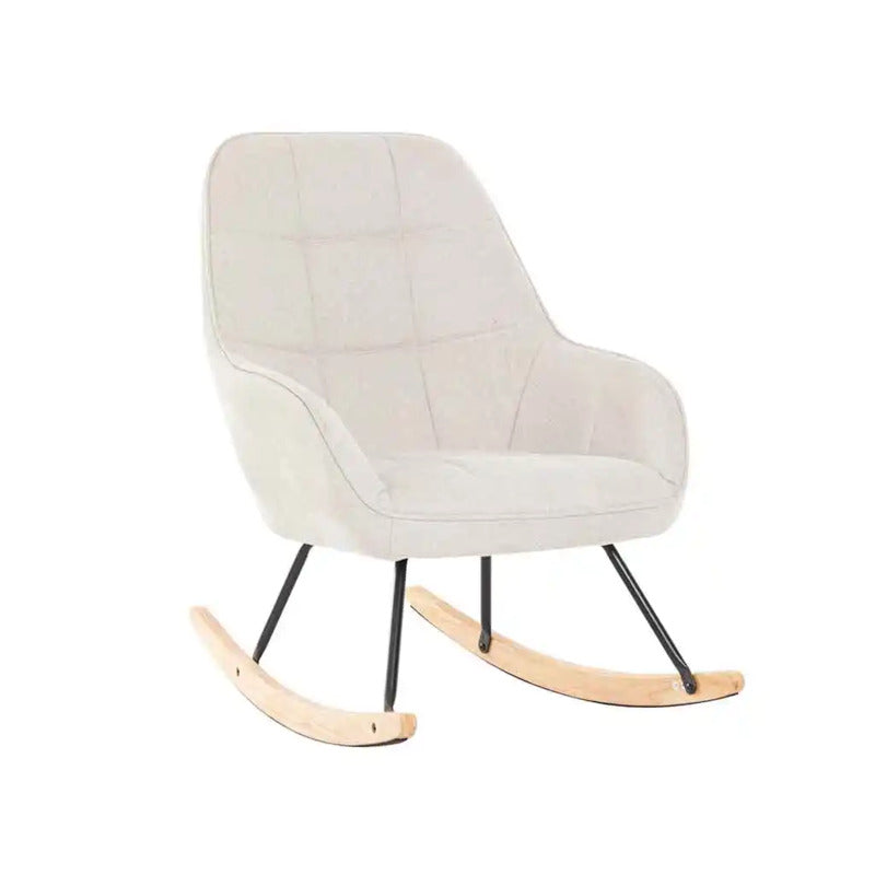 Modern Beige Rocking Chair