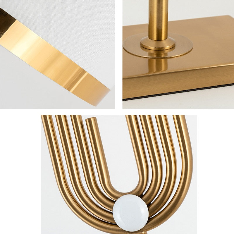 Elegant Wrought Iron Floor Lamp