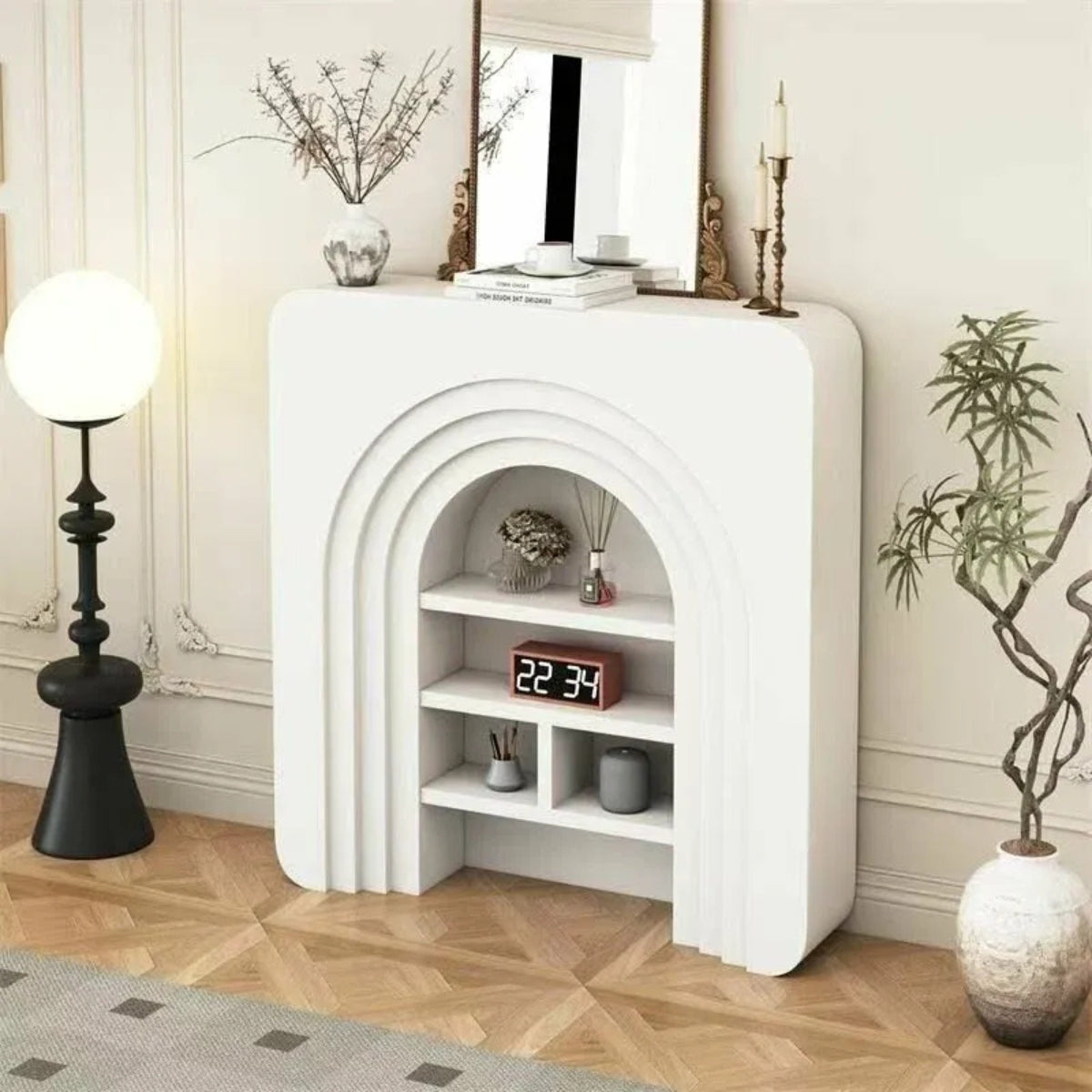 White Console Table