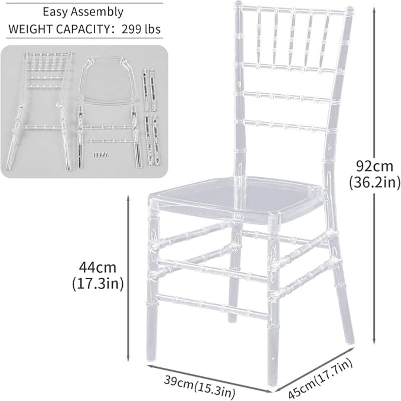 Acrylic Plastic Dinning Chair
