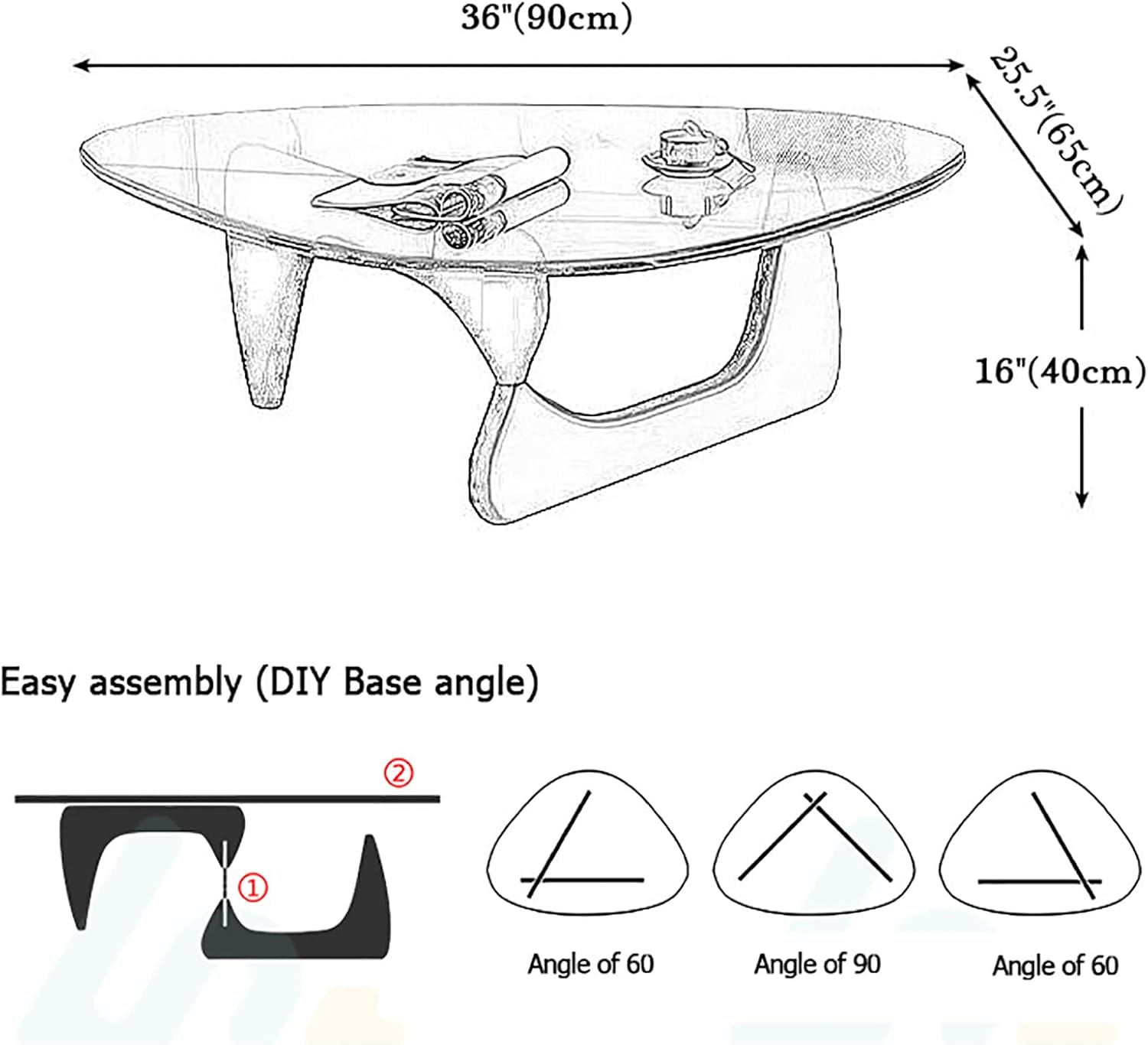 Modern Glass Coffee Table