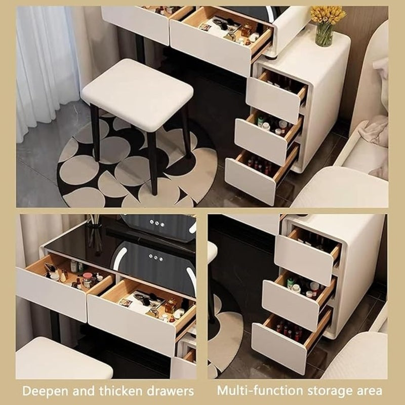 Dressing Table with Mirror + Chair