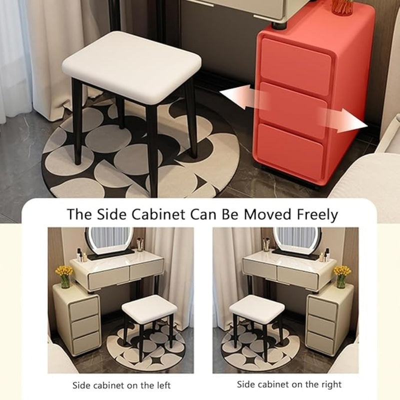 Dressing Table with Mirror + Chair