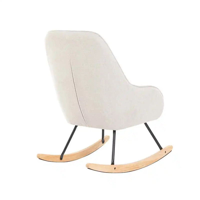 Modern Beige Rocking Chair