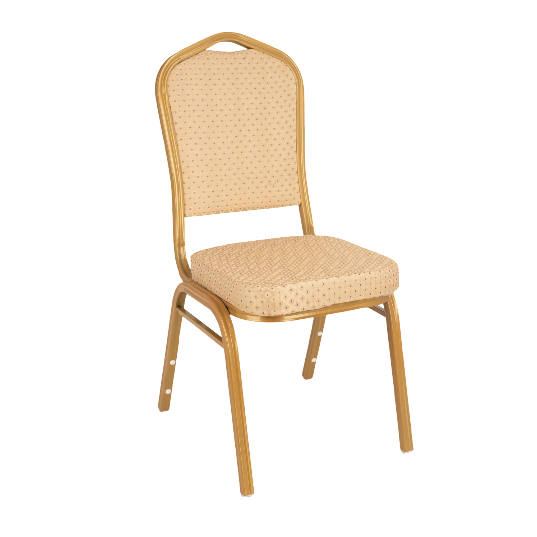 Brown Aluminum Dinning Chair