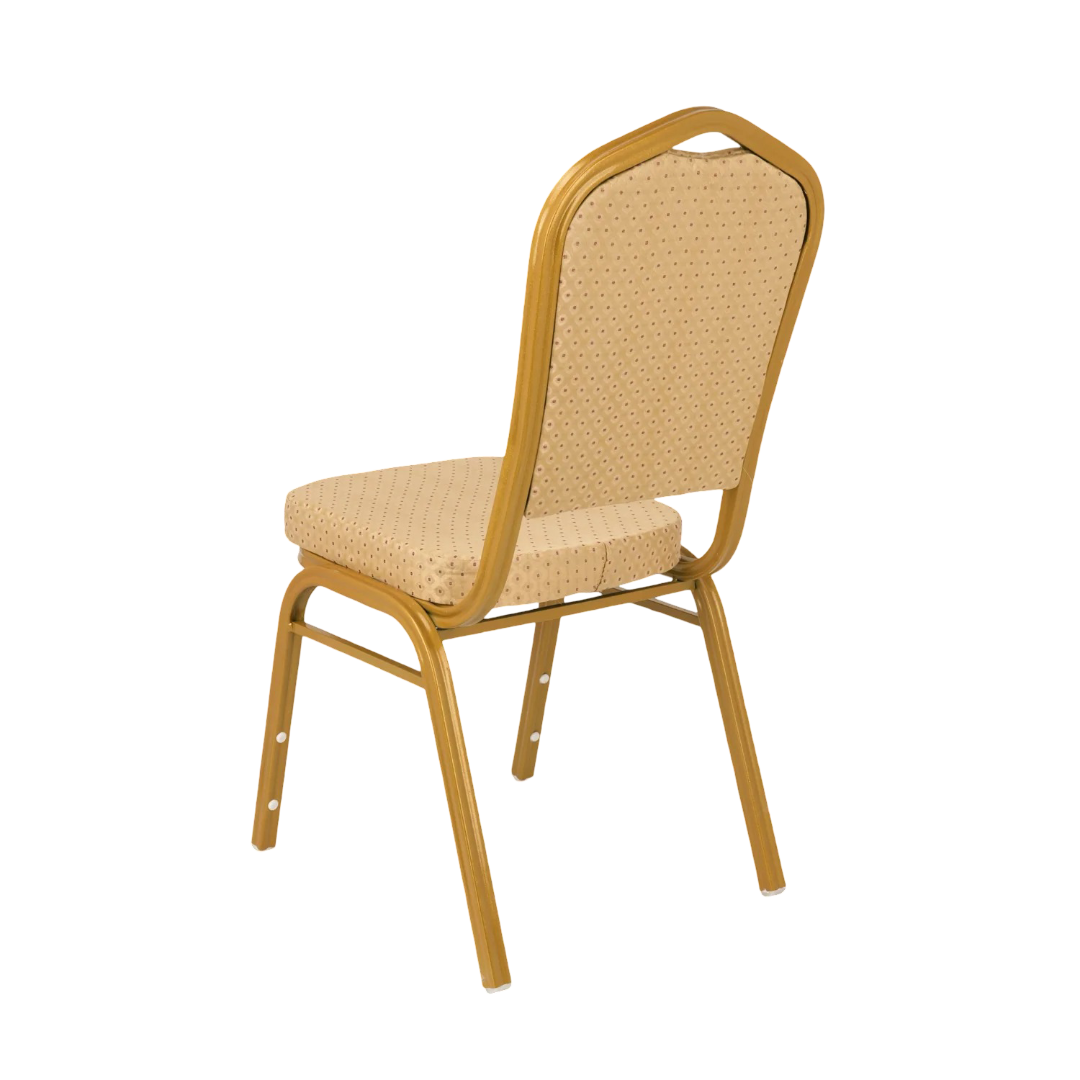 Brown Aluminum Dinning Chair