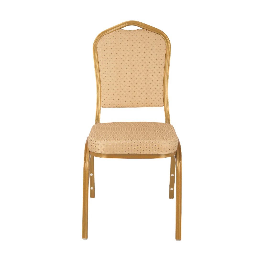 Brown Aluminum Dinning Chair
