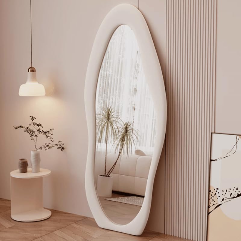 Unique White Mirror