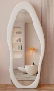 Unique White Mirror
