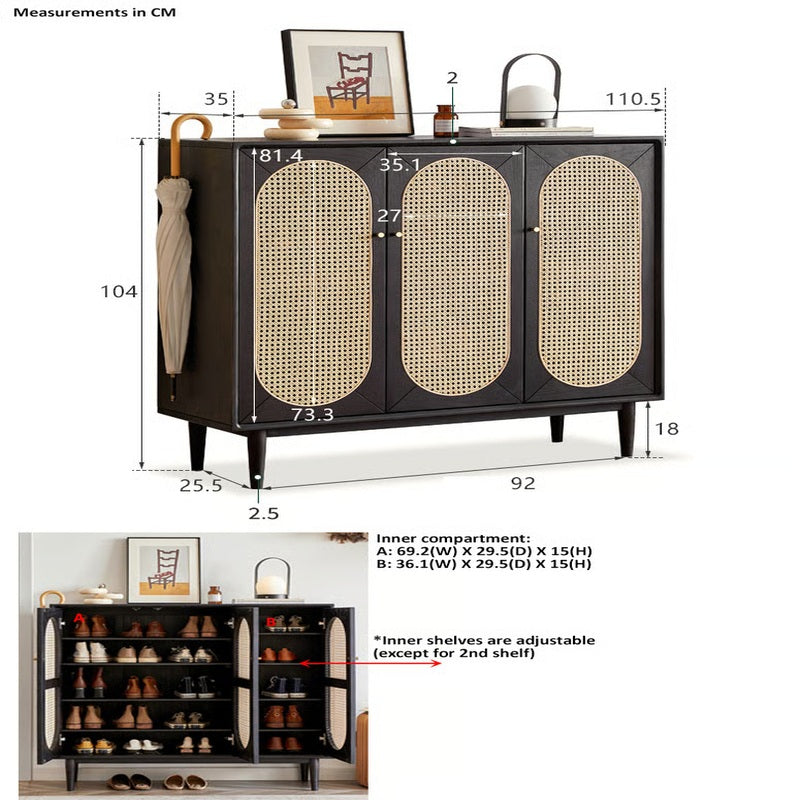 Exclusive Wooden Shoe Cabinet