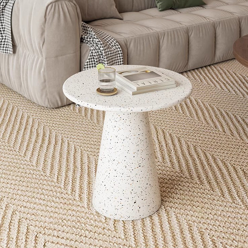 Side Table – Top and Base Metal & Ceramic Design